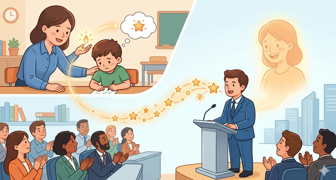 Legacy yang Tak Terlihat: Cerita Tentang Murid yang Berhasil Bukan Karena Materi, Tapi Karena Satu Kalimat Semangatmu